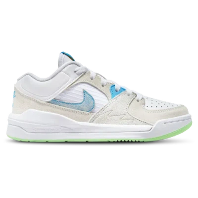 Jordan Kids' Boys  Stadium 90 In White/dark Powder Blue/vapor Green