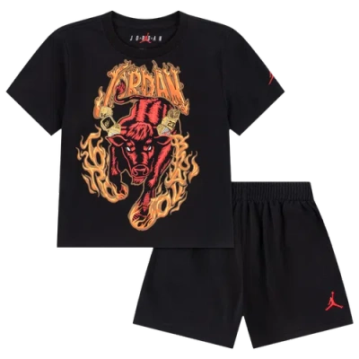 Jordan Kids' Boys  Torro Bravo Retro Shorts Set In Black