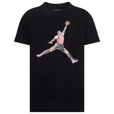 Jordan Kids' Boys  Watercolor Jumpman T-shirt In Red/black