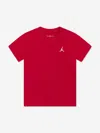 Jordan Boys Jumpman Air Embroidered T-shirt In Red