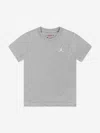Jordan Boys Jumpman Air Embroidered T-shirt In Grey