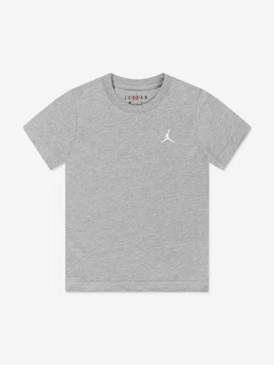 Jordan Babies'  Boys Jumpman Air Embroidered T-shirt In Grey