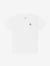 Jordan Boys Jumpman Air Embroidered T-shirt In White