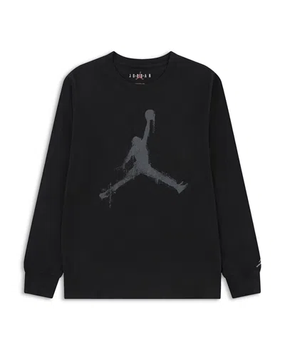 JORDAN BOYS' JUMPMAN DRIPS LONG SLEEVE TEE - BIG KID