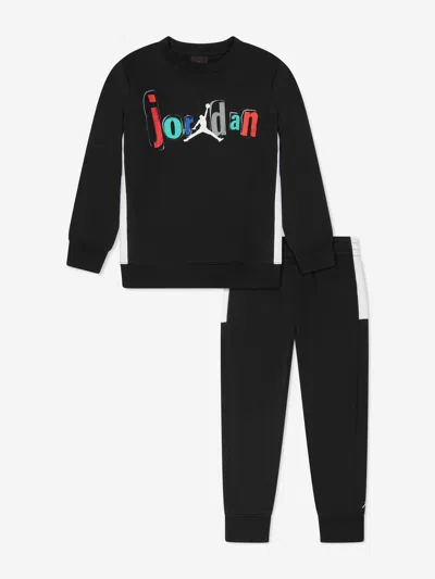 Jordan Babies'  Boys Jumpman Team Blocked Tracksuit In Black