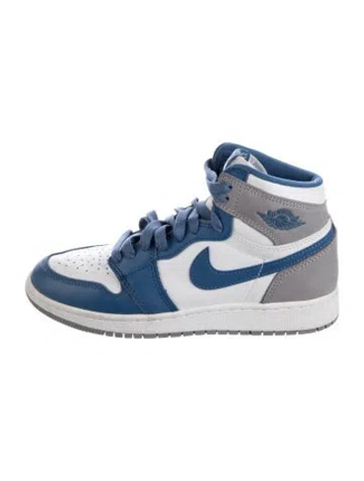 Pre-owned Jordan Babies' Boys' Leather High Tops In Blue