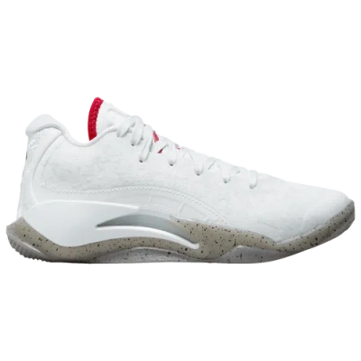 Jordan Nike Zion 3 "fresh Paint" Big Kids' Basketball Shoes In White/grey/university Red