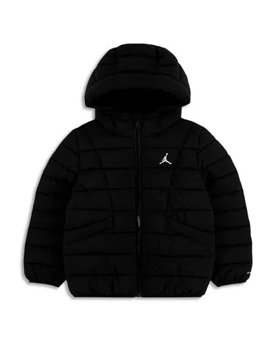 Jordan Babies' Boys' Midweight Active Puffer Jacket - Little Kid In Black