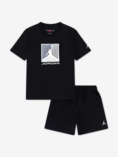 Jordan Babies'  Boys Mj Brooklyn Bl Mesh Short Set In Black