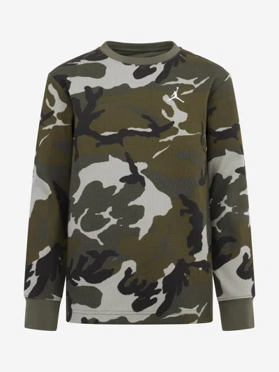 Jordan Kids'  Boys Mj Brooklyn Camo T-shirt In Green