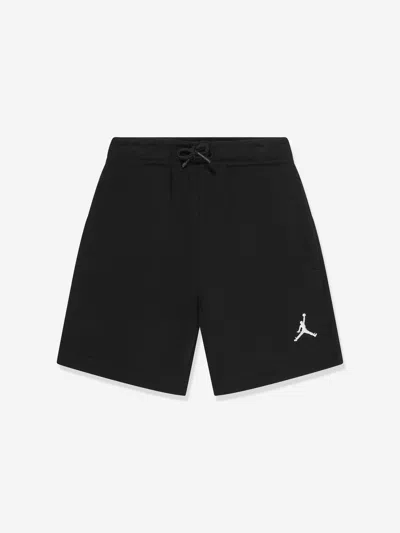Jordan Mj Brooklyn Fleece Essentials Big Kids' Shorts In Black