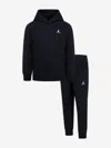 Jordan Boys  Brooklyn Fleece Pullover Set In Black