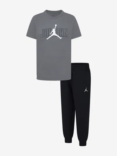 Jordan Kids'  Boys Mj Sneaker School Pant Set In Black
