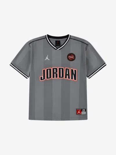 Jordan Babies'  Boys Mj Sport Jersey T-shirt In Gray