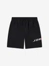 Jordan Boys Mj Stretch Hbr Fleece Shorts In Black
