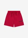 Jordan Big Boys Mj Baseline Mesh Shorts In Burgundy