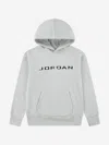 Jordan Boys Mj Stretch Hbr Hoodie In Gray