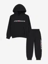 Jordan Boys Mj Stretch Hbr Tracksuit In Black