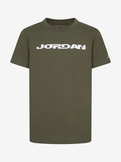 Jordan Kids'  Boys Mvp Fast Logo T-shirt In Green