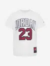 Jordan Little Boys 23 Logo T-shirt In White