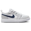 Jordan Kids' Boys Preschool   Aj 1 Low In White/midnight Navy/neutral Grey