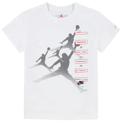 Jordan Kids' Boys Preschool   Aj 5 Jumpman Reflect T-shirt In White/grey