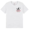 Jordan Big Kids' Aj5 Fire Red Tour T-shirt In White