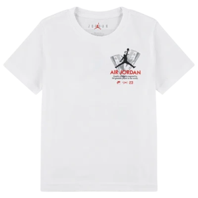 JORDAN BOYS PRESCHOOL JORDAN JORDAN AJ5 FIRE RED TOUR SHORT SLEEVE TEE