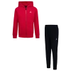 Jordan Toddler & Little Boys 2-pc. Mj Brooklyn Fleece Full-zip Hoodie & Joggers Set In Black/red