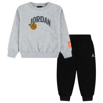 Jordan Kids' Boys Preschool   Dynasty Fleece Crew Set In Multi