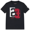 Jordan Big Boys 23 Short Sleeve Tee In Black/red