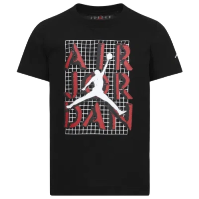 Jordan Boys Preschool   Jumpman Stack T-shirt In Red/black