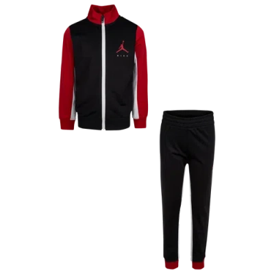 Jordan Kids' Boys Preschool   Jumpman Tricot Set In Black