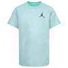 Jordan Boys  Net Flight Aop Short Sleeve T-shirt In Green/white