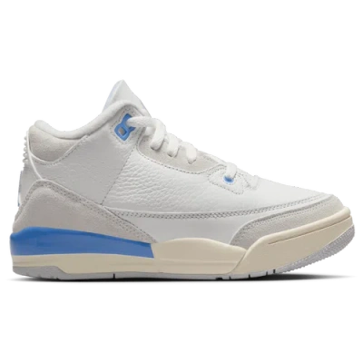 Jordan Kids' Boys Preschool   Retro 3 In Hydrogen Blue/summit White