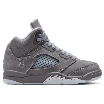 Jordan Kids' Boys  Retro 5 In Wolf Grey/light Graphite/white