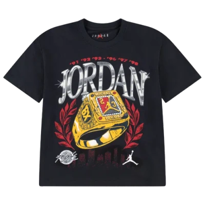 Jordan Kids' Boys Preschool   Skyline Rings T-shirt In Black