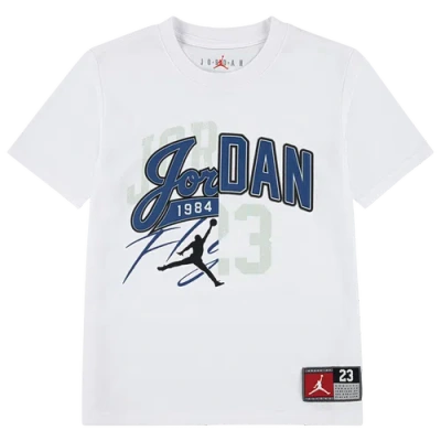 Jordan Kids' Boys Preschool   Varsity Split T-shirt In White