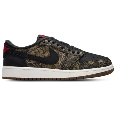 Jordan Kids' Boys Retro 1 Low Og In Red/white/black