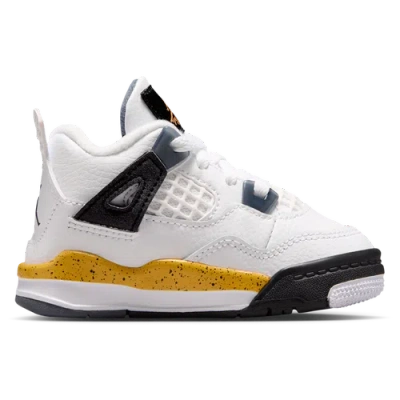 Jordan Kids' Boys Retro 4 In Yellow/white/blue