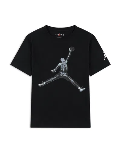 JORDAN BOYS' SKELETON JUMPMAN TEE - BIG KID