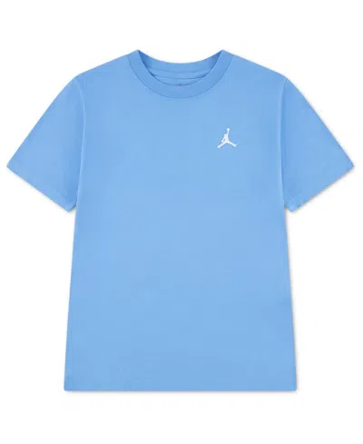 Jordan Babies' Boys' Toddler 2t-4t Jumpman Air Embroidery Crewneck T-shirt In Blue