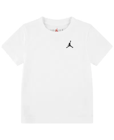 Jordan Babies' Boys' Toddler 2t-4t Jumpman Air Embroidery Crewneck T-shirt In White