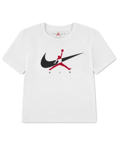 Jordan Babies' Boys' Toddler 2t-4t Jumpman Swoosh Intersection T-shirt In White