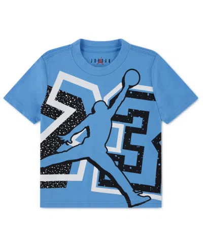 Jordan Babies' Boys' Toddler 2t-4t Split 23 Splatter Crewneck T-shirt In Blue