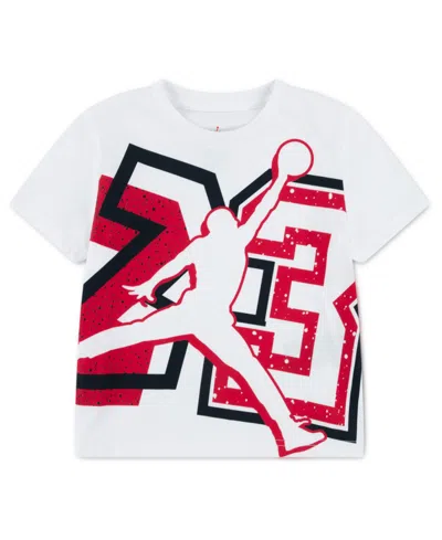 Jordan Babies' Boys' Toddler 2t-4t Split 23 Splatter Crewneck T-shirt In White