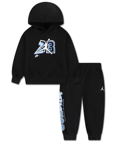 Jordan Babies' Boys' Toddler 2t-4t The Greatest Hoodie And Joggers, 2-piece Set In Black