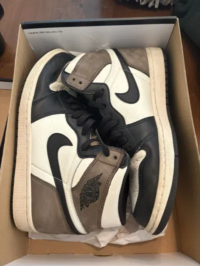 Pre-owned Jordan Brand 1 Mocha Shoes In Black