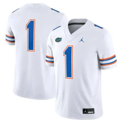 Jordan Brand #1 White Florida Gators Game Jersey