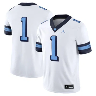 Jordan Brand #1 White North Carolina Tar Heels Alternate Game Jersey